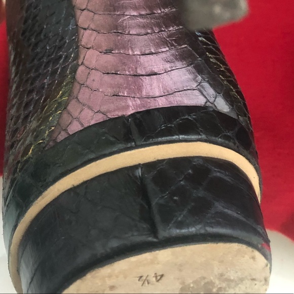 Brian Atwood Collection Crocodile Platform Pumps - Picture 5 of 5